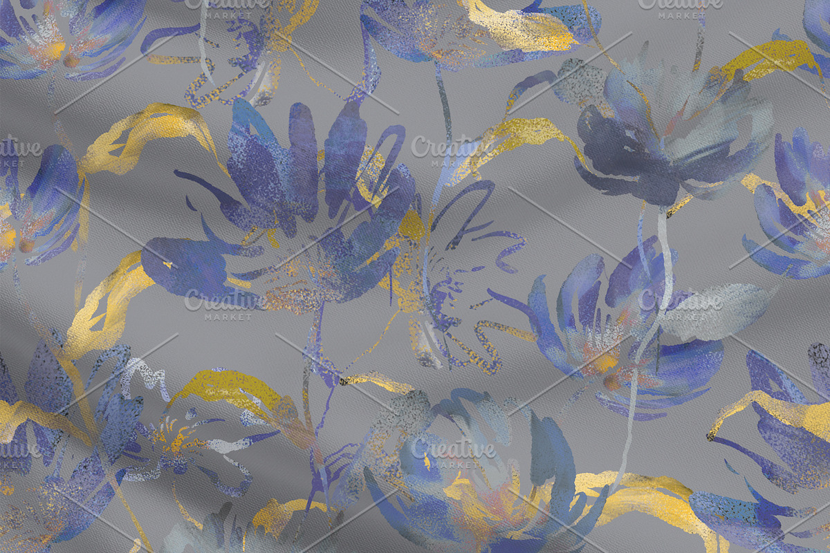 ELEGANT BOTANICAL SEAMLESS DESIGN, a Pattern Graphic by MartinShop (Photo 2 of 10)