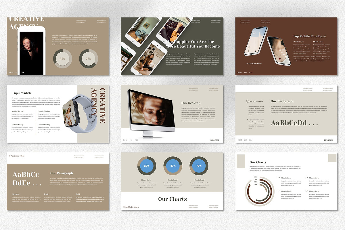 Goyke - Aesthetic Powerpoint, a Presentation Template by Dhabee (Photo 3 of 7)