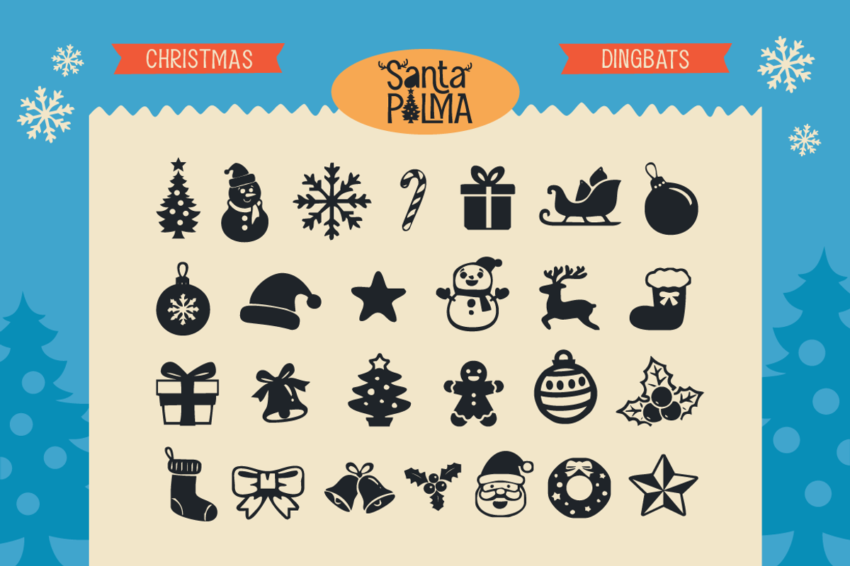 Santa Palma - Playful Christmas, a Sans Serif Font by Artisan Themes (Photo 8 of 12)