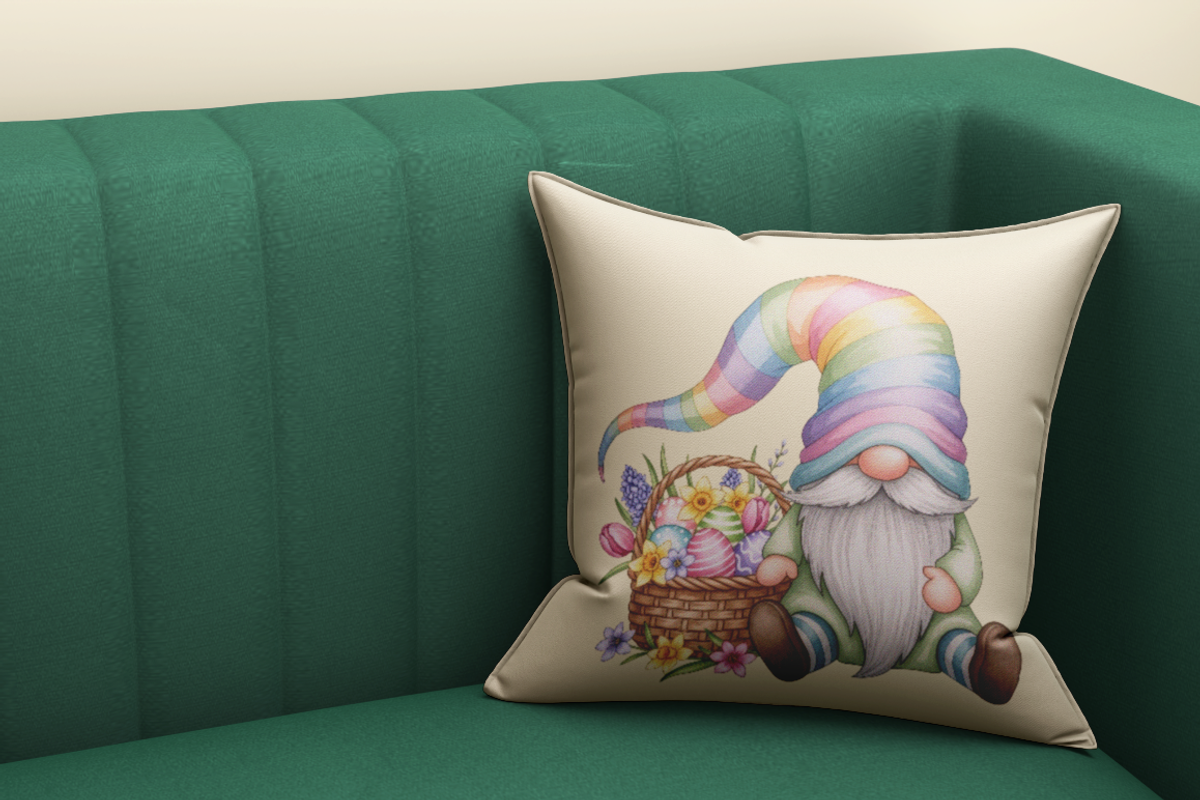 Easter Gnome Clipart PNG Cute., an Object Illustration by KennedyStudio (Photo 4 of 4)