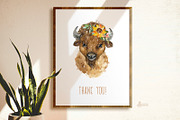 Woods. Little Watercolor Animals, an Animal Illustration by OctopusArtis (Thumbnail 9 of 9)