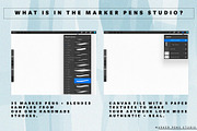 Marker Pens for Procreate, a Brush Add-On by Neon Wild (Thumbnail 8 of 10)
