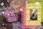 Pastel Paper Confetti Kit, a Texture Graphic by JulsIst (Thumbnail 1 of 9)