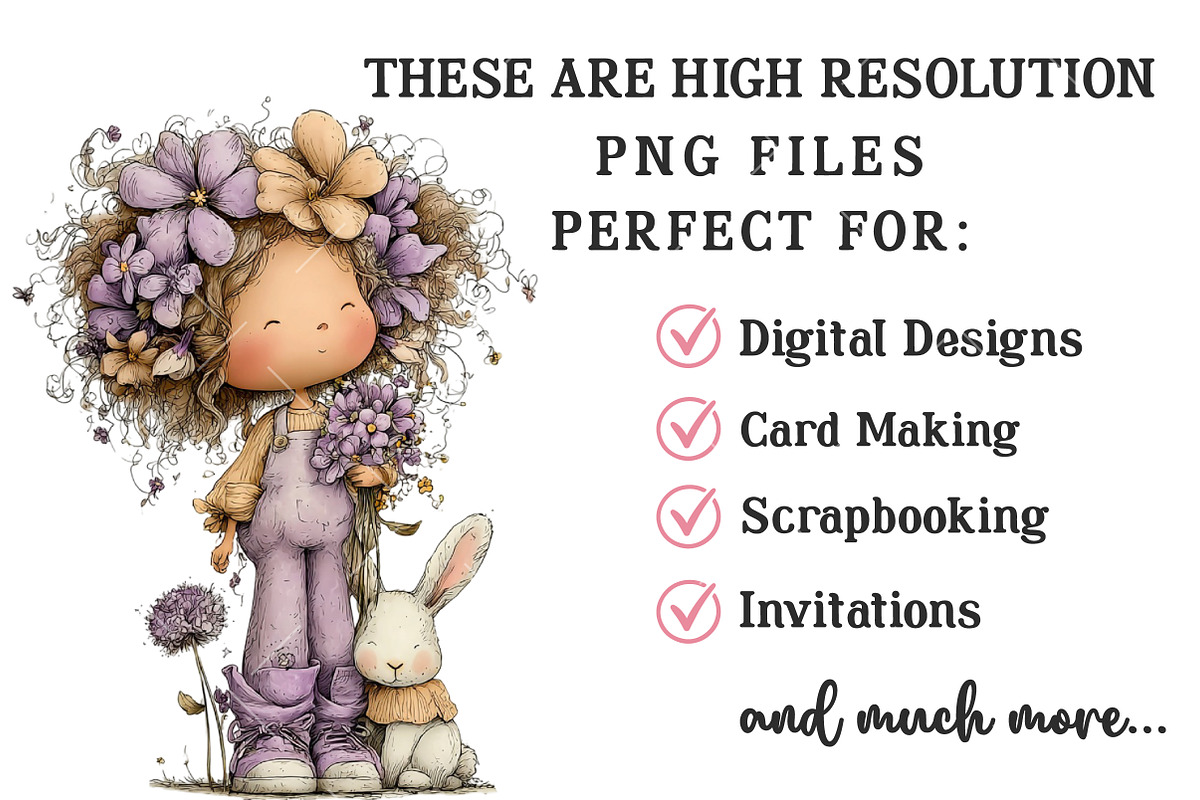 Whimsical Spring Clipart, an Illustration by OK Design (Photo 4 of 6)