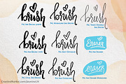 Pen & Ink Lettering Brushes, a Brush Add-On by Jasmine Lové (Thumbnail 3 of 10)