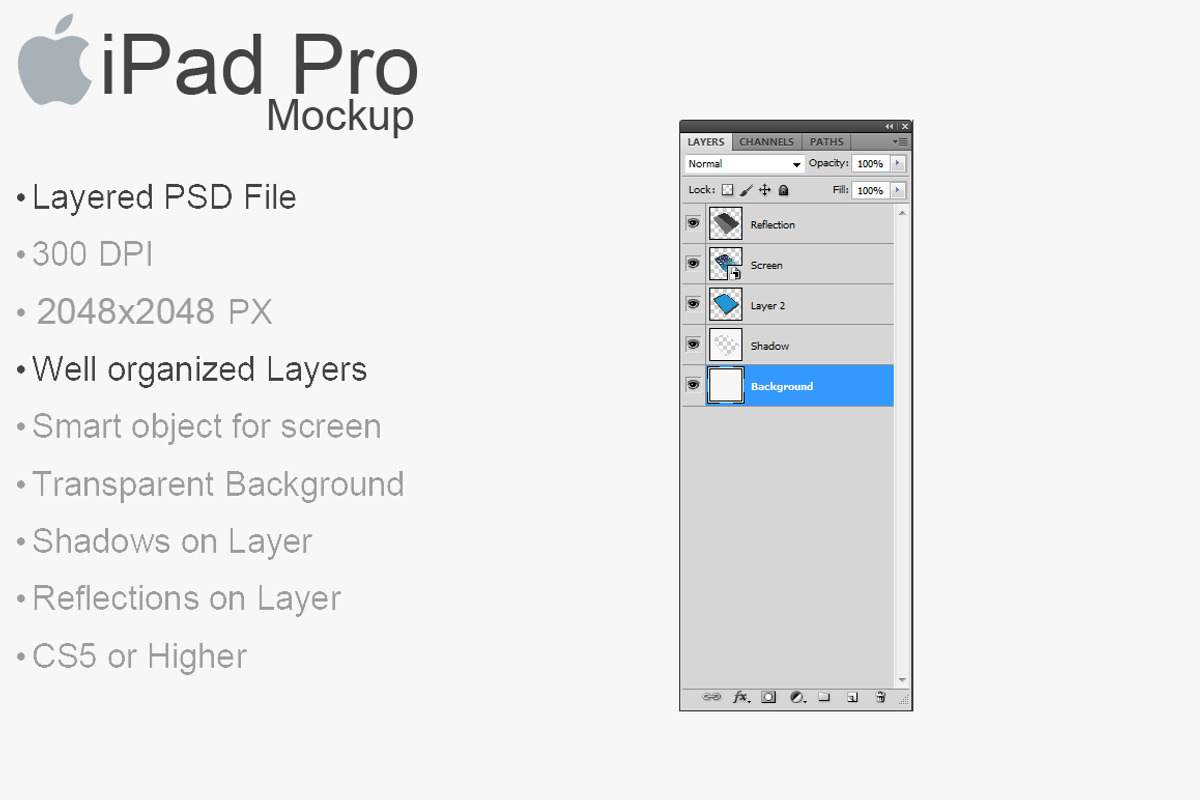 Ipad Pro Silver Mockup, an iPad Mockup by PSD Mockups (Photo 6 of 6)
