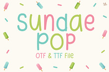 Sundae Pop | Handwriting font