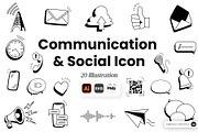 Communication & Social Icon, an Object Graphic by SLAB! Design (Thumbnail 1 of 3)
