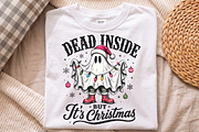 Dead Inside But It's Christmas PNG, a Seasonal Illustration by Libby Wishes (Thumbnail 2 of 4)
