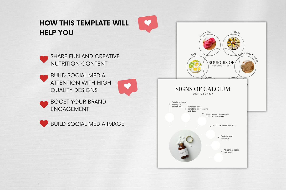 Nutrition Instagram Post Template, a Social Media Template by CreativeTempHub (Photo 6 of 7)