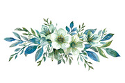 Elegant Green Floral Set, an Illustration by Designs_River (Thumbnail 2 of 11)