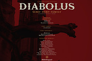 Diabolus - Serif Font Family, a Serif Font by Artistic & Unique (Thumbnail 3 of 14)