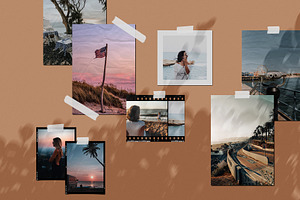 Realistic Moodboard Mockup Kit