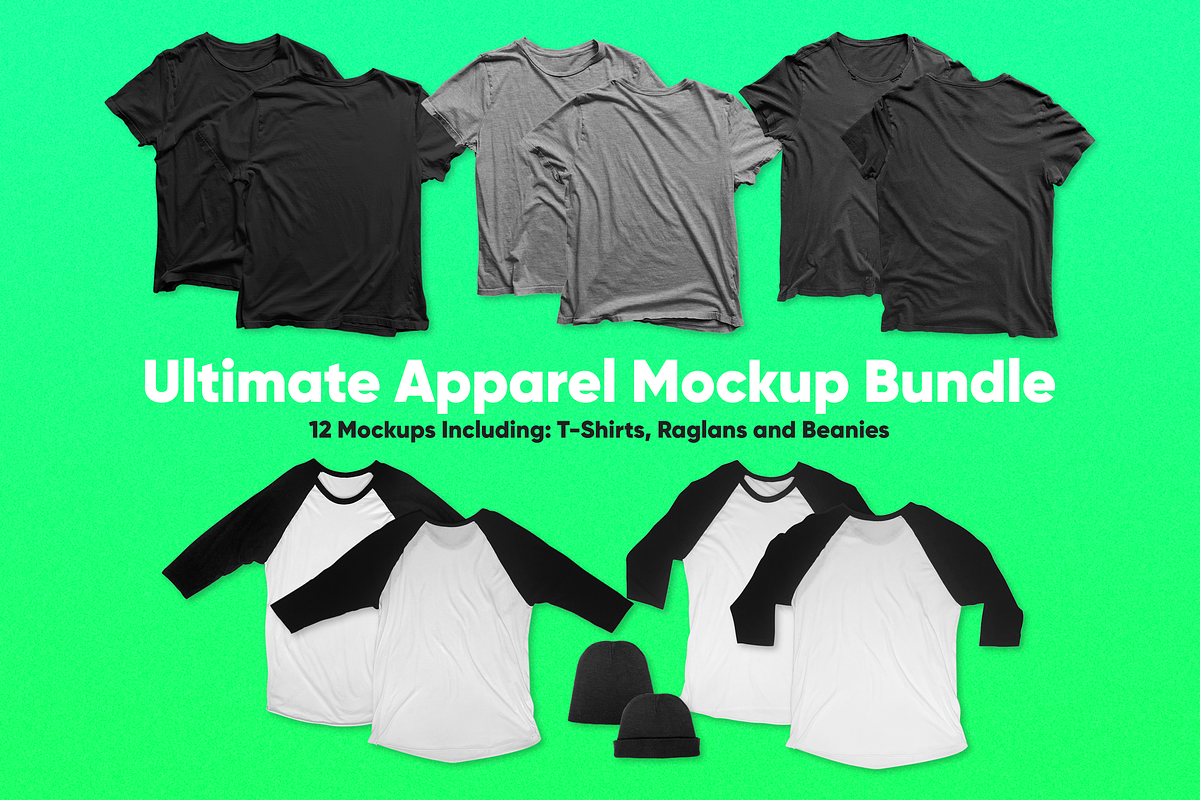 Ultimate Apparel Mockup Bundle, a Merchandise Mockup by Clint English (Photo 1 of 7)