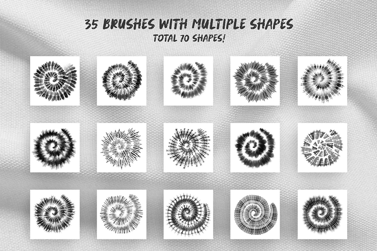 Procreate Realistic Tie Dye Brushes, a Brush Add-On by Nurmiftah (Photo 3 of 12)