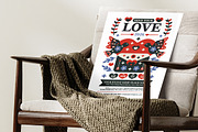 Send Your Love Flyer Template, a Flyer Template by Hole Hope Design (Thumbnail 5 of 5)