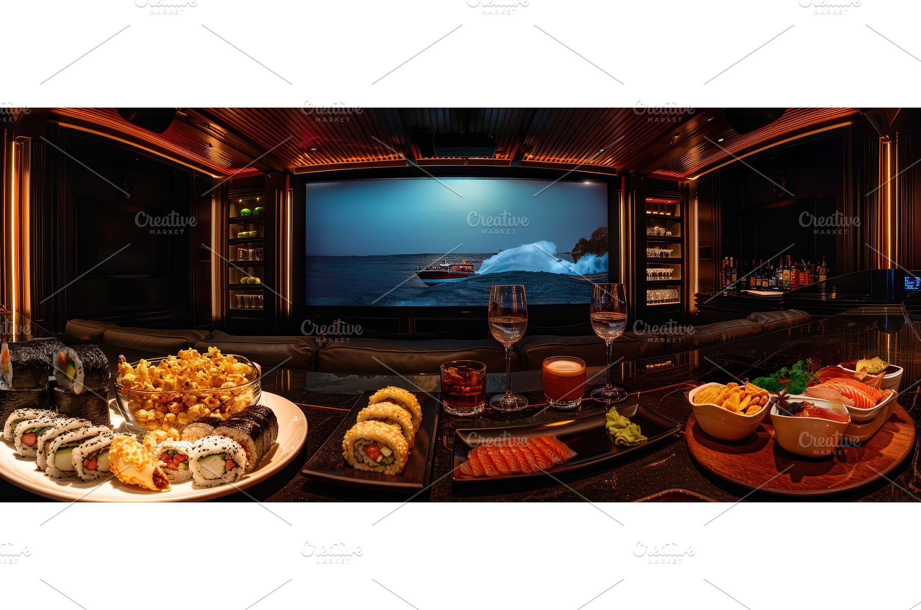 Luxury home theater setup with, a Technology Photo by piter.goskov