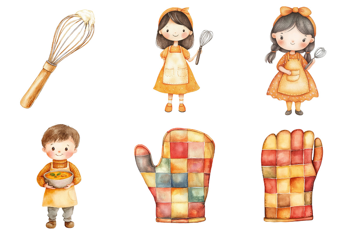 Pumpkin Spice Watercolor Clipart, an Illustration by CitraGraphics (Photo 2 of 6)