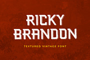 Ricky Brandon Serif Display Font, a Serif Font by UICreative (Thumbnail 1 of 5)