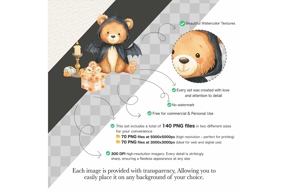 Woodland Halloween Clipart, an Illustration by CharmClipart (Photo 2 of 7)