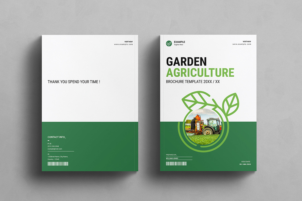 Garden Agriculture Brochure Template, a Brochure Template by E-Type (Photo 7 of 7)