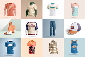 Apparel Animated Mockups Bundle