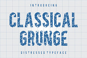 Classical Grunge, a Sans Serif Font by Limited.studio (Thumbnail 1 of 7)