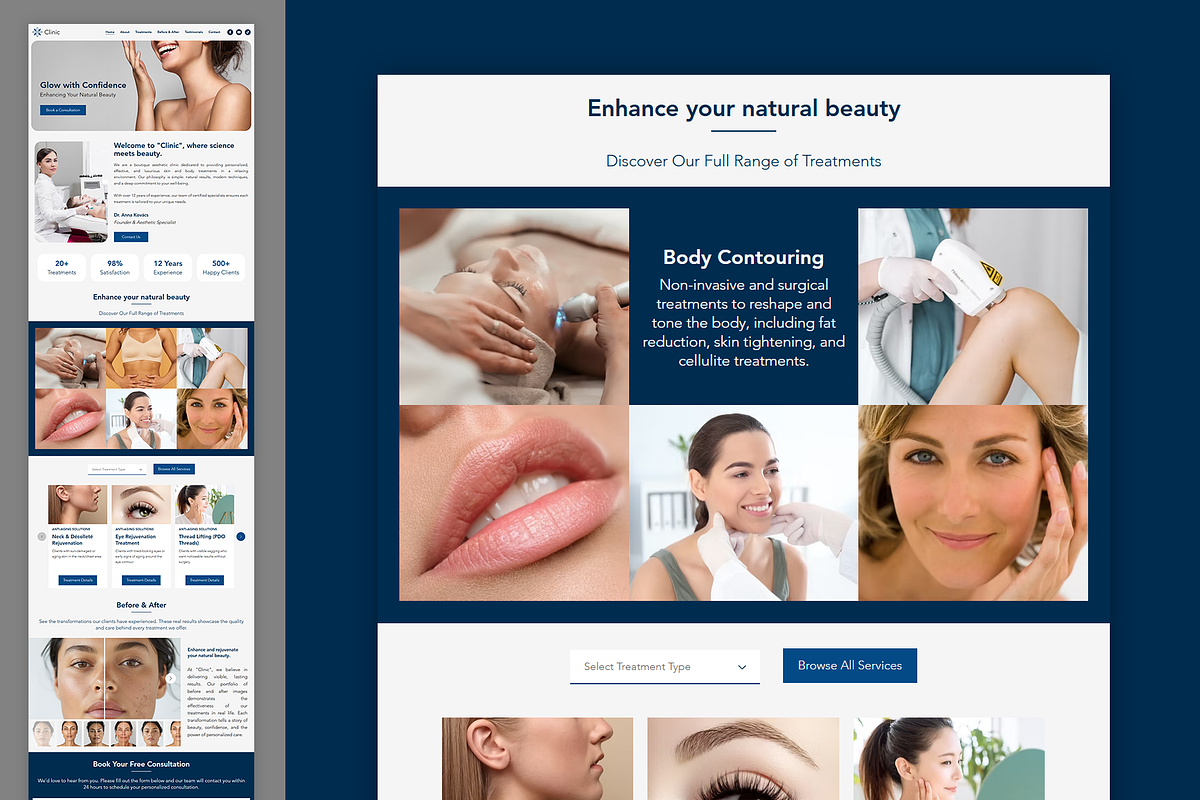 Beauty Clinic Wix Studio Website, a Wix Template by Kitteeh (Photo 10 of 10)