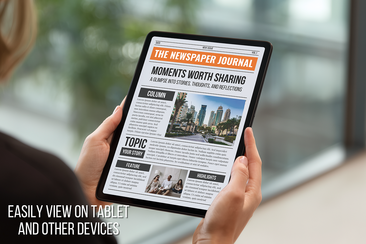 Front Page Newspaper Template, a Magazine Template by ZoloDesignHub (Photo 4 of 7)