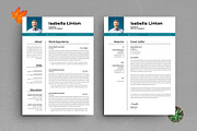 Creative Resume Layout with Cover, a Resume Template by PixelStudio (Thumbnail 1 of 5)