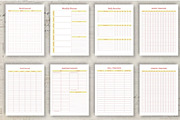Printable Life Planner Template, a Stationery Template by Design House (Thumbnail 3 of 9)
