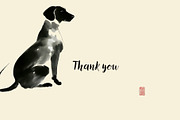 Chinese Ink Zodiac Sumi-e Style, an Illustration by ViktoriaLapshyna (Thumbnail 6 of 6)
