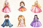 Princess and Prince Clipart, an Illustration by Rose Art (Thumbnail 3 of 4)