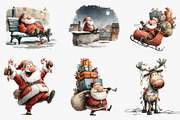Funny Christmas Reindeer, an Illustration by CreationArt (Thumbnail 5 of 5)