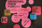 Quark | Y2K Block Type, a Sans Serif Font by Artifact Bazaar (Thumbnail 5 of 9)
