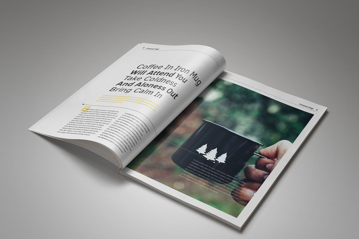 Corazone Magazine (2017 Edition), a Magazine Template by Bokuto (Photo 6 of 17)