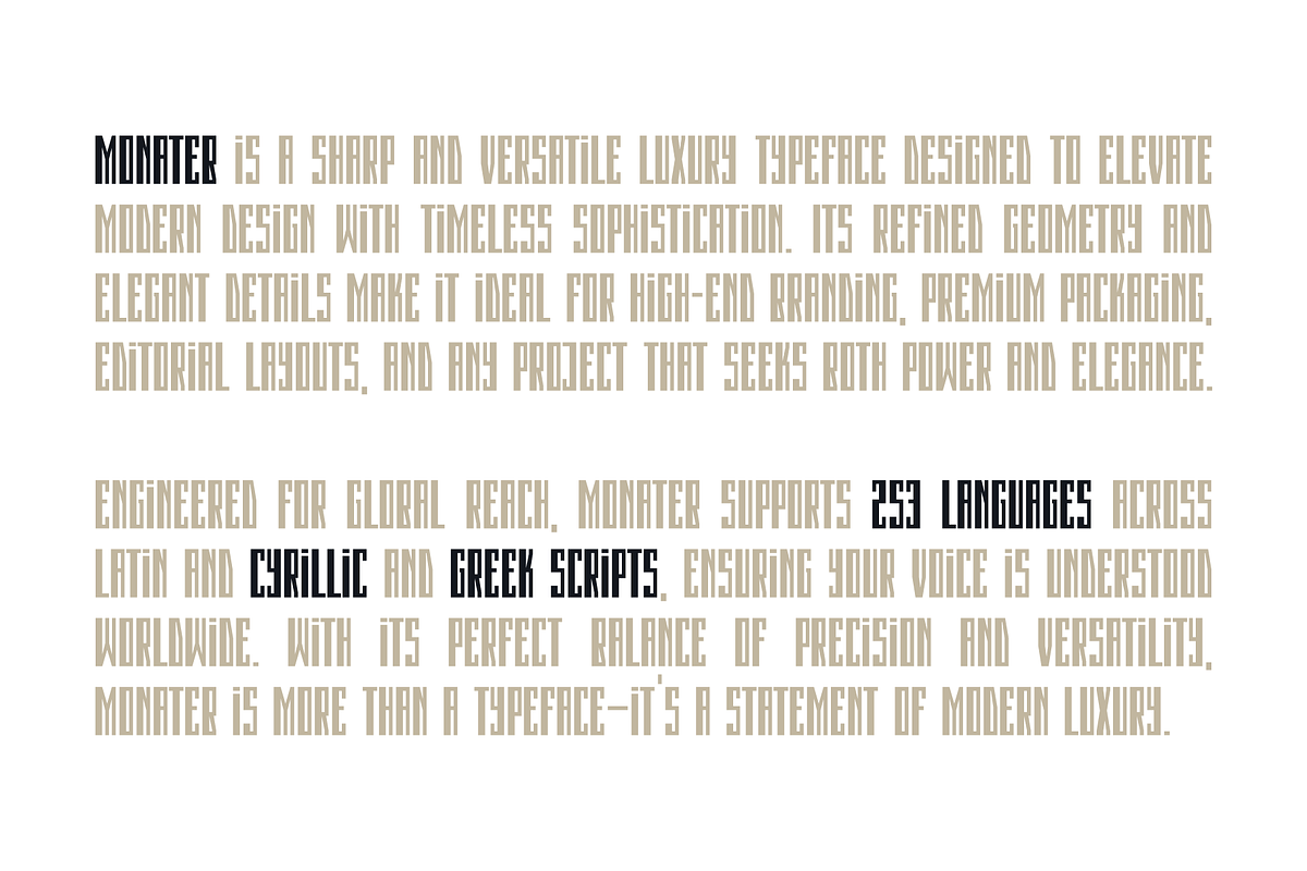 Monateb – A Font Family (44 Fonts), a Font by alpercakici (Photo 2 of 16)