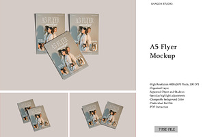 A5 Flyer Mockup