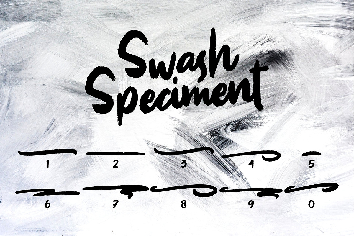 SOUL PAINT Brush Font preview 6