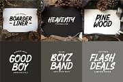 MIGHTY BRUSH Fonts, a Font by Garisman Std (Thumbnail 3 of 10)