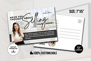 Thinking Of Selling Home Postcard, a Marketing Template by CreativeVinesStore (Thumbnail 2 of 6)