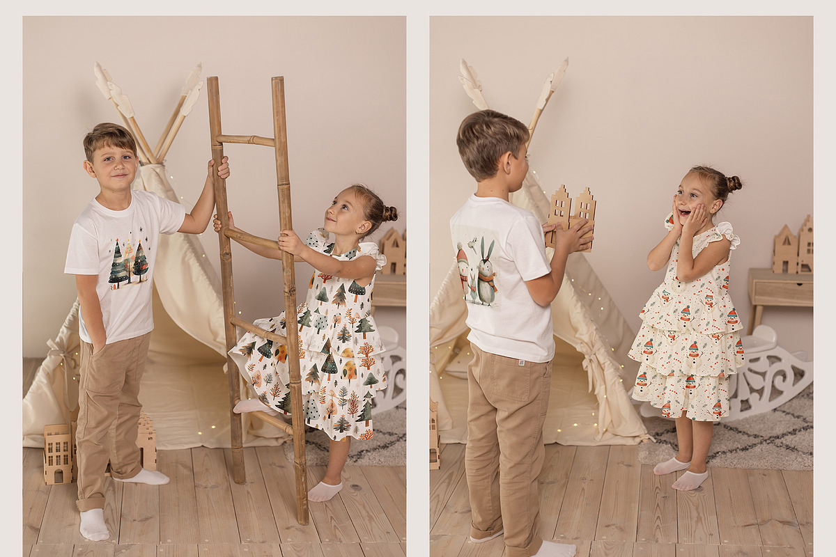 Kids Clothes Mockup Bundle, a Shirt Mockup by Neutral Mockups (Photo 5 of 6)