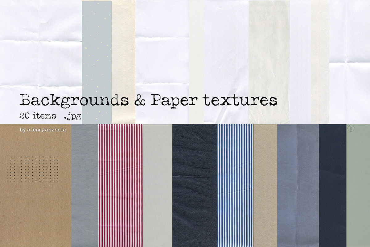 ARCHIVIST - trendy paper collage kit, an Object Graphic by alenaganzhela (Photo 8 of 9)