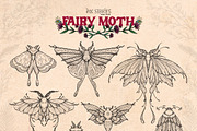 Fairy Moth, an Animal Illustration by Ink Stories (Thumbnail 3 of 27)