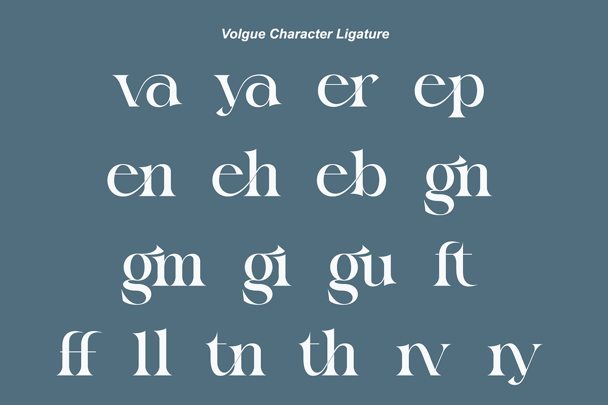 Volgue Modern Serif Font, a Serif Font by Alfinart (Photo 7 of 10)