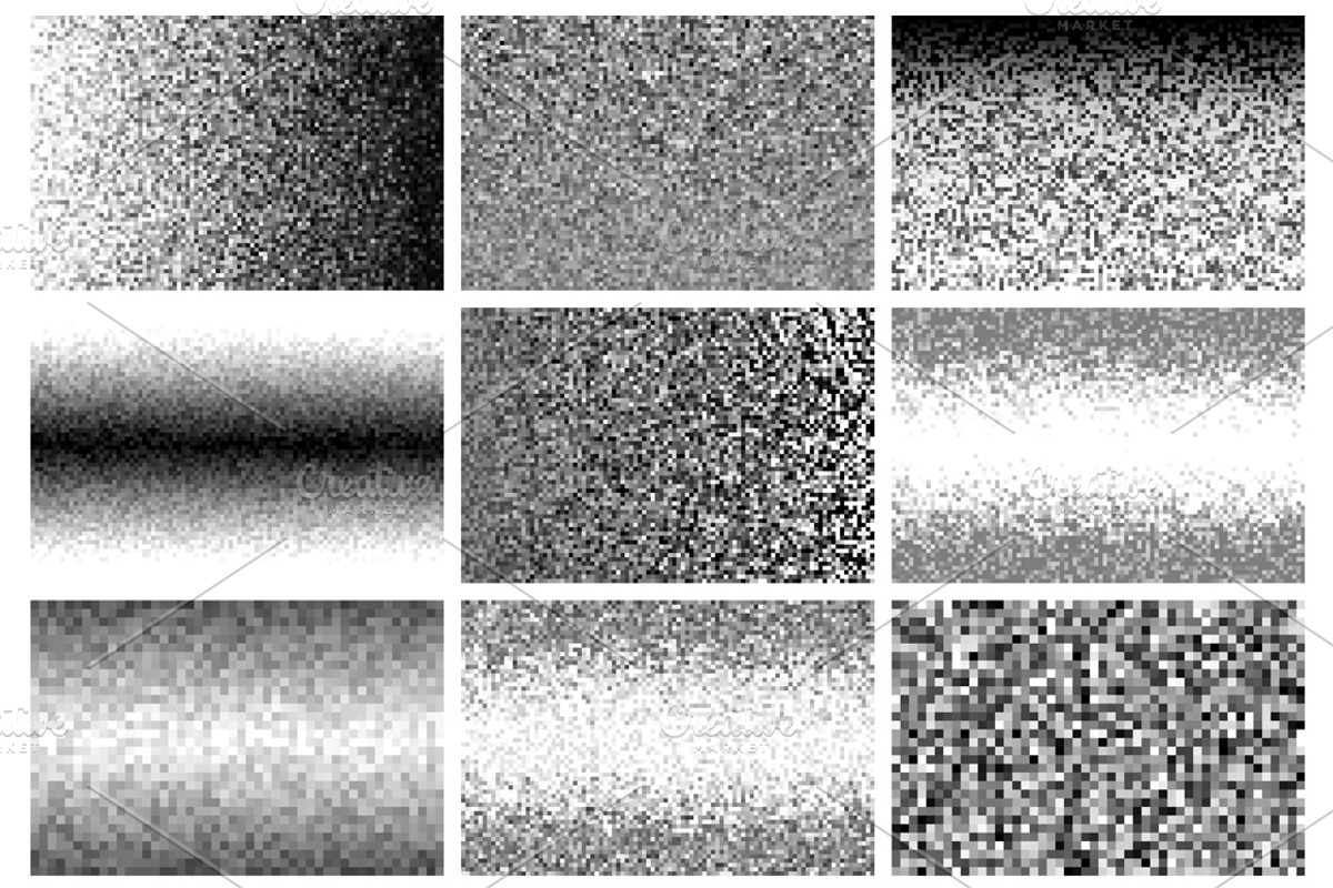 Vector Mosaic Patterns preview 5