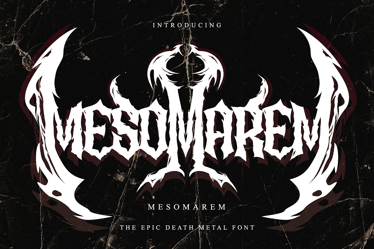 MesoMareM, a Blackletter Font by Absonstype (Photo 1 of 5)