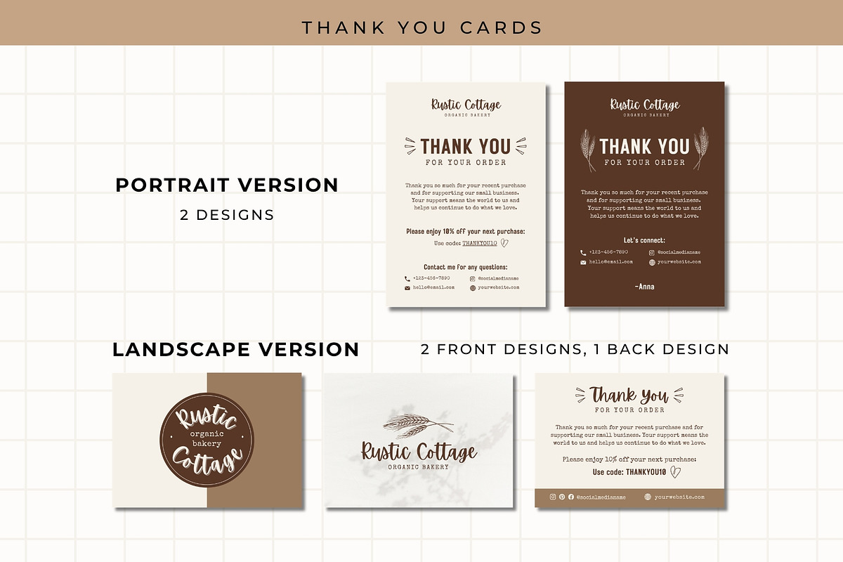 Cozy Branding Kit Canva Template, a Branding & Logo Template by Anna Design Studio (Photo 5 of 9)