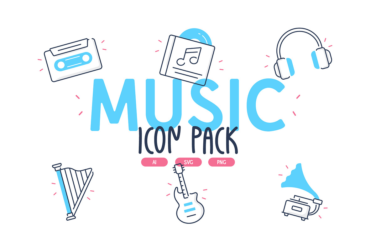 Music Icons, an Icon by iconfield (Photo 1 of 5)