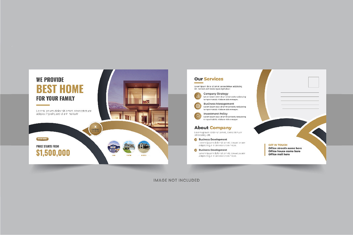 Real estate eddm postcard template, a Brochure Template by Pavel_design (Photo 11 of 11)